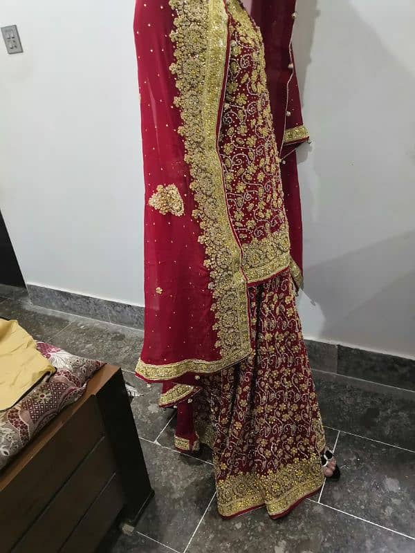 Baraat drees For sale with jewelry 1