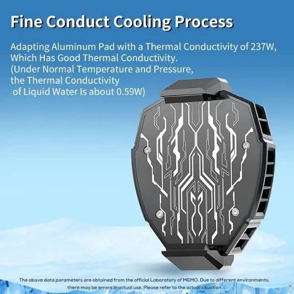 MEMO DL05 Instant Heat Dissipation Phone Cooling Radiator Fan 4