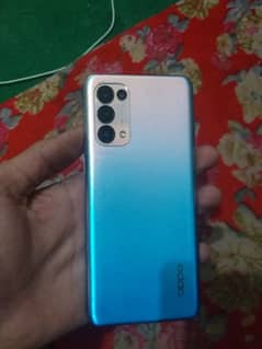 oppo reno 5 8+8/128  full box charger