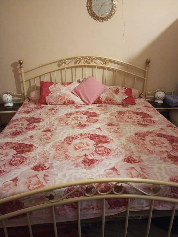 Iron rod bed and dressing 4