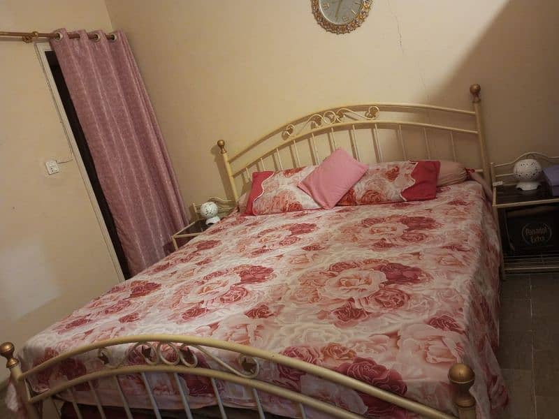 Iron rod bed and dressing 5