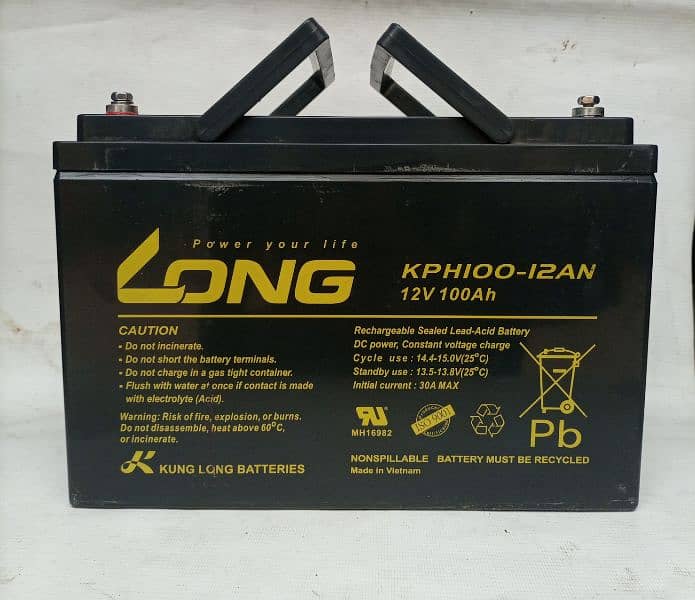 Dry Battery, 12V, 100Ah for sale! 3