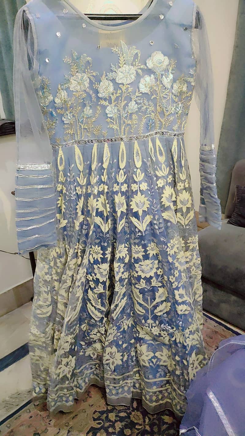 Zahra Ahmed Ice blue dress 3