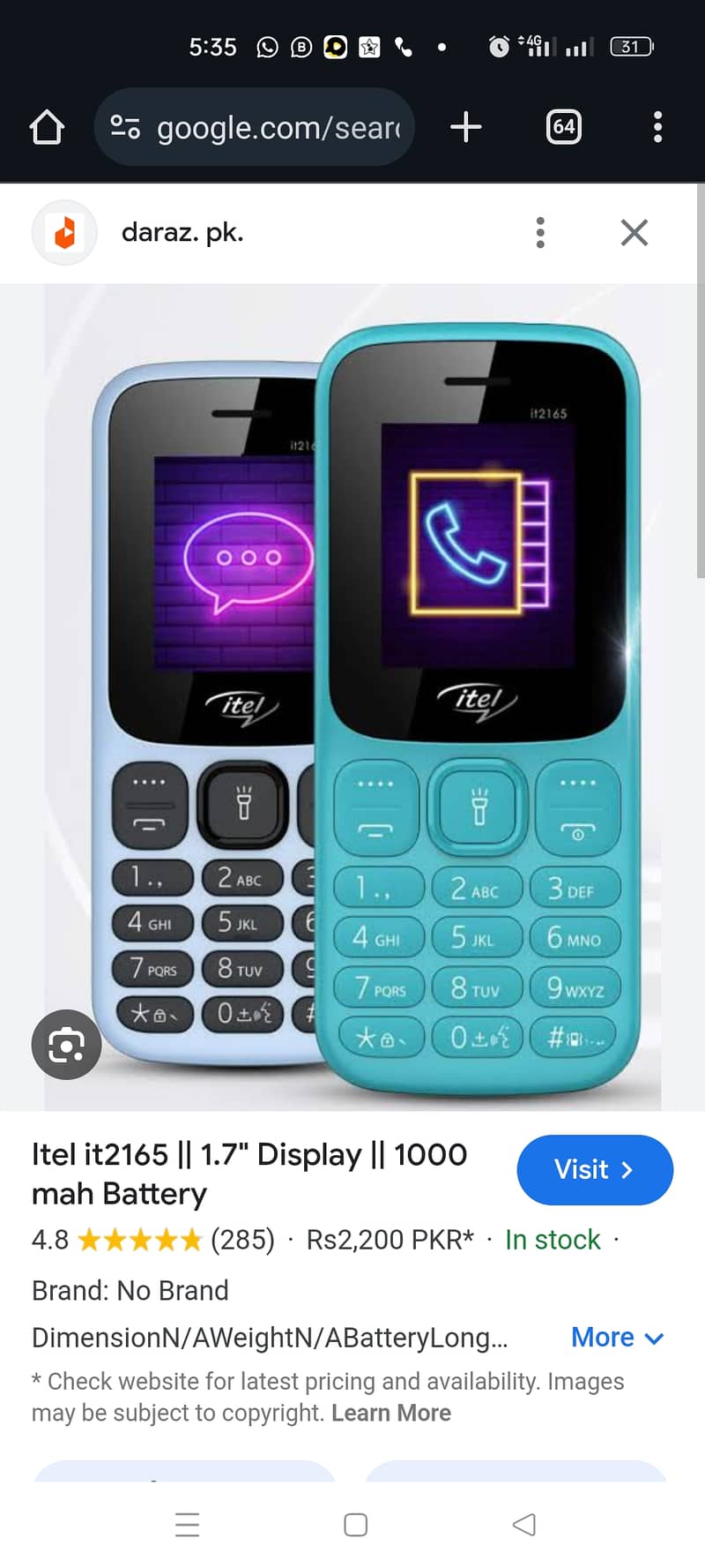 itel it2165 0