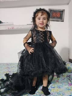 black frock,kids dress,kids clothes, 0