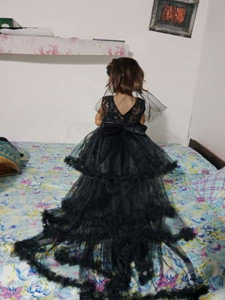 black frock,kids dress,kids clothes, 2