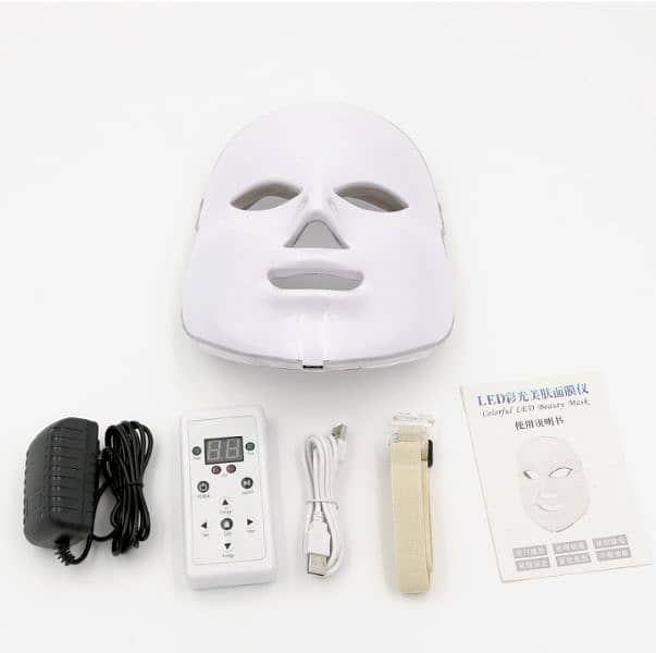 imported 7 colour led light therapy face mask 7 color led light mask 1