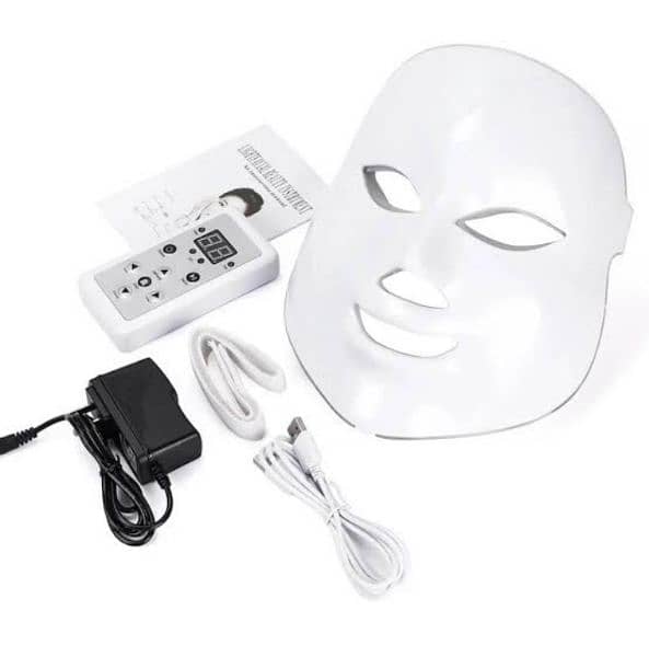 imported 7 colour led light therapy face mask 7 color led light mask 4