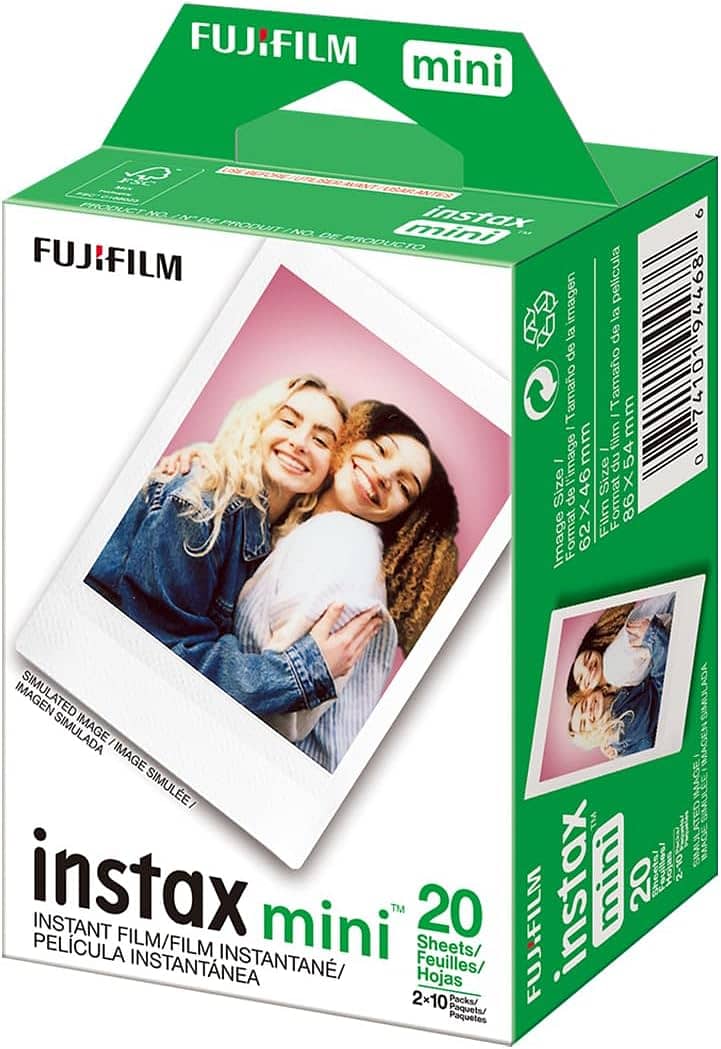 Fujifilm Instax Mini 12 Camera with 20 Pack Sheets - ALL COLORS 1