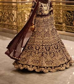 Bridal Dress - Velvet Lehenga Choli