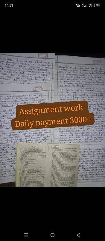 Typing And Handwritten Assignment Work Available 0