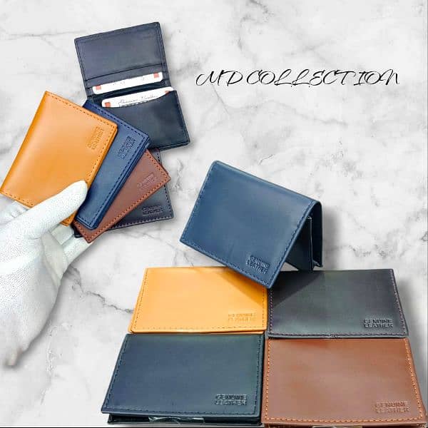 cow leather wallet card holder 0