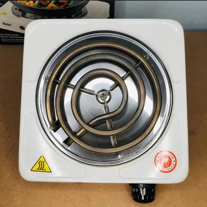 Electric stove for cooking, water boiling etc , hot plate heat up sing 3