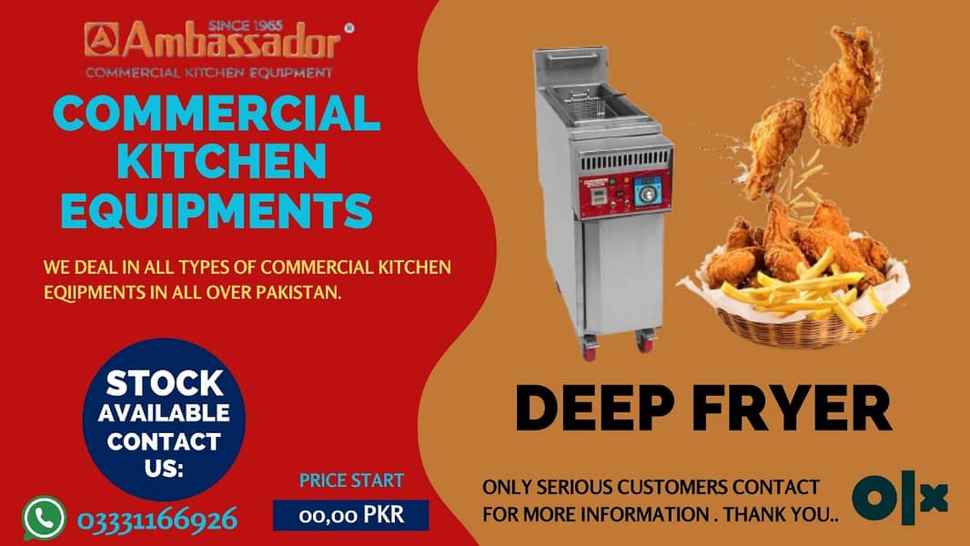 deep fryer / pizza setup / fryer machine / pizza oven south star 0