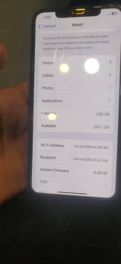 Iphone 11 pro max water pack 256 gb non PTA