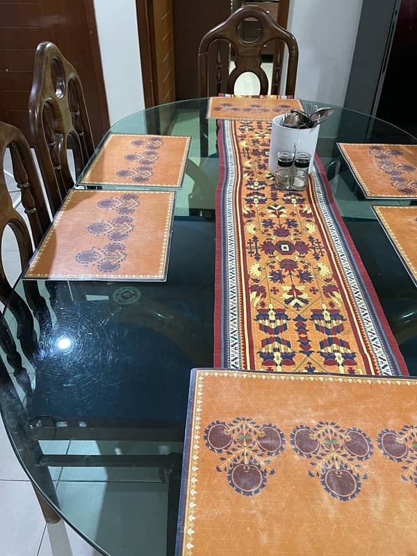 glass top dining table 1