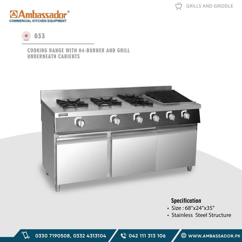 counter / fries counter / burger counter / shawarma counter 2