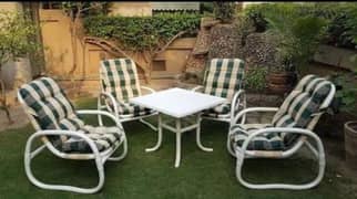 upvc garden chair set