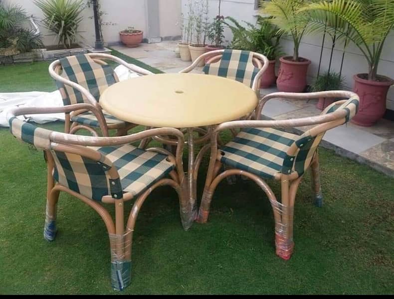 upvc garden chair set 4