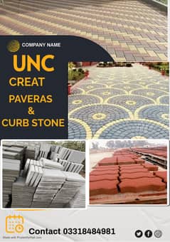 Pavers, Tuff Tiles, curb stone for sale.