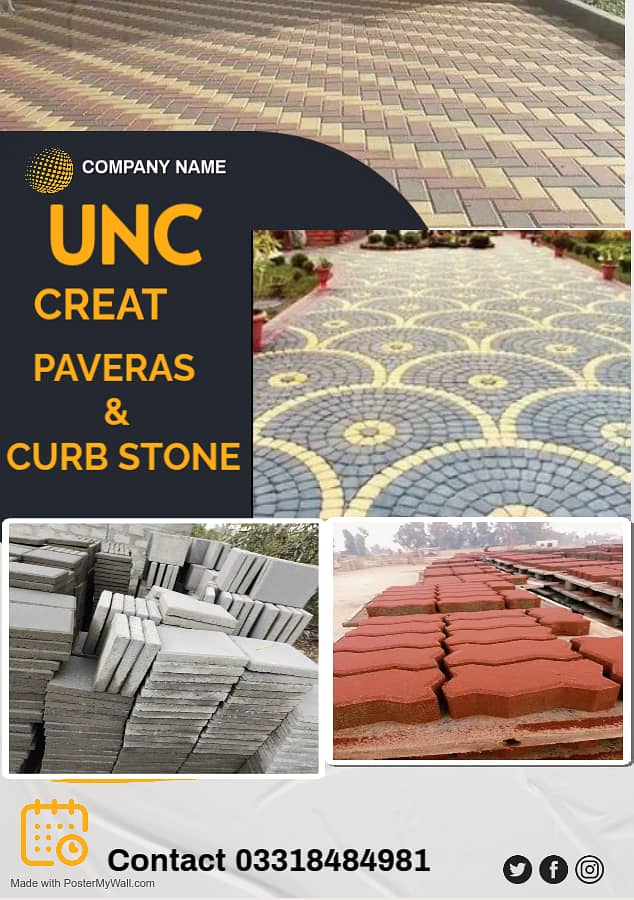 Pavers, Tuff Tiles, curb stone for sale. 0