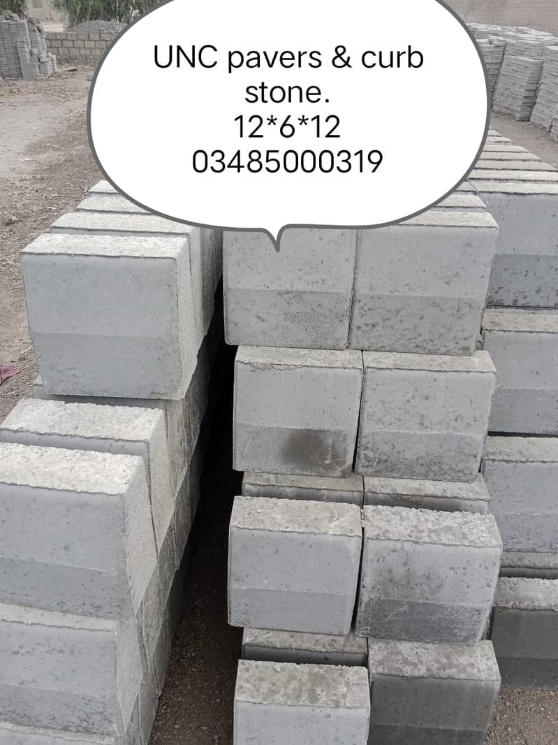 Pavers, Tuff Tiles, curb stone for sale. 15