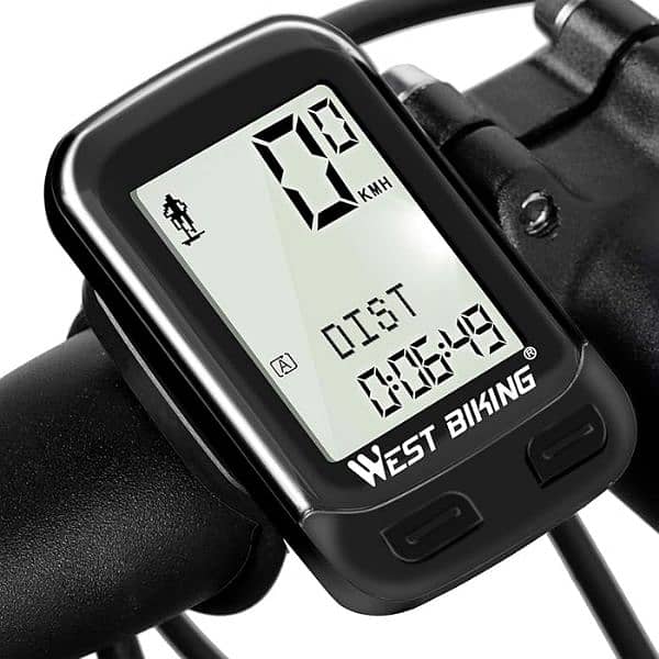 bike computer wireless waterproof bicycle odometer speedometer light 2