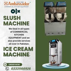 slush machine / soda machine / ice cream machine / con ice cream machi