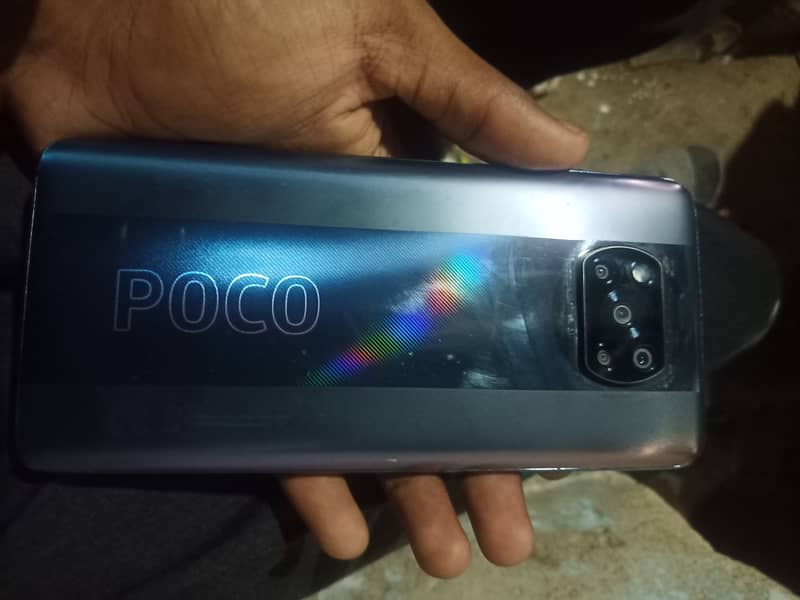 Poco x3 pro 10/10 condition with box RAM 8 ROM 256 0