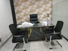 Office table & chairs