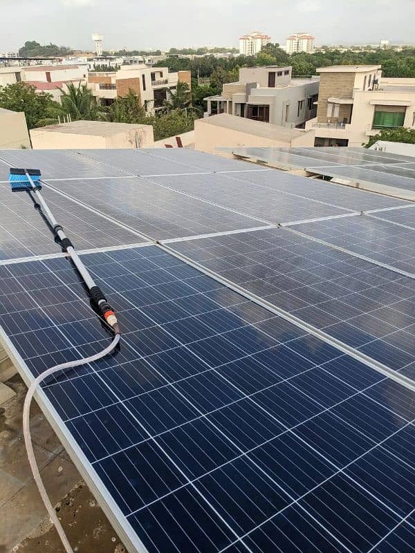 Solar Panels Cleaning Job 0