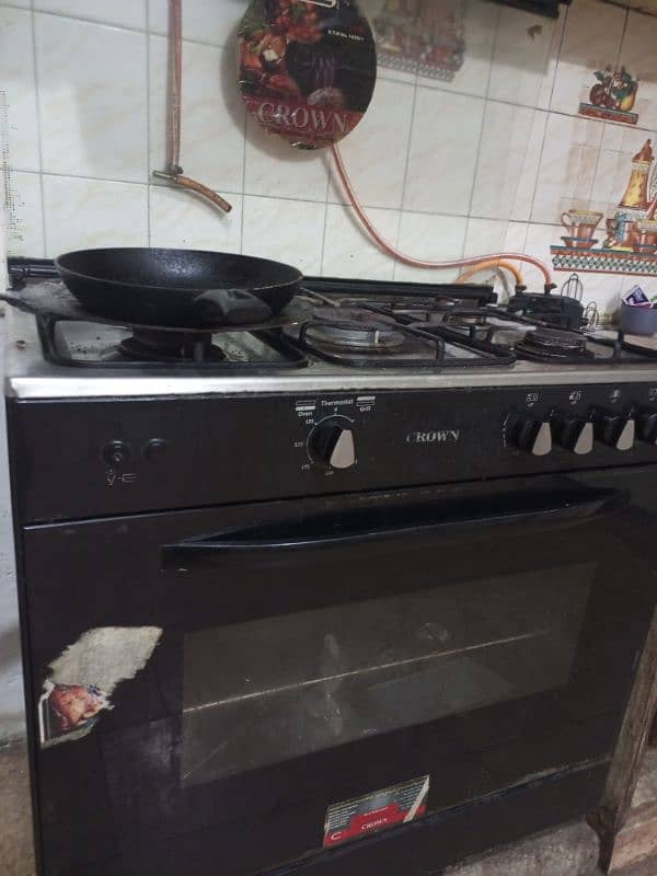 Gas oven with 5 stoves 1