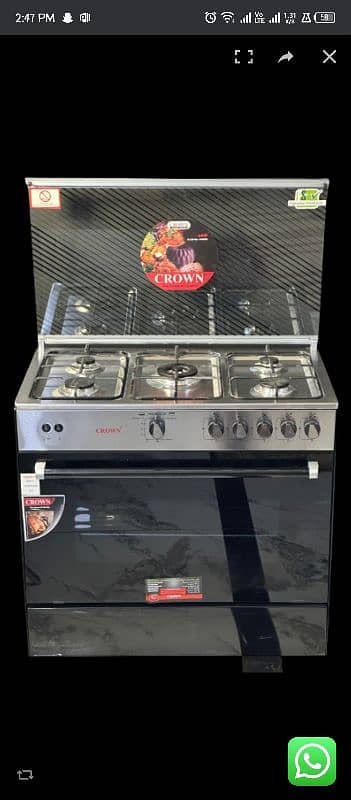 Gas oven with 5 stoves 2