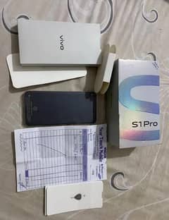 vivo s1pro 8/128 complete box urgent sale connect  wtp no 0327=2632742