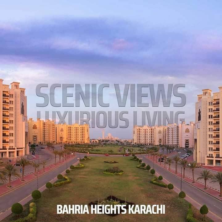 Bahria Heights Luxurious Flat Available for sale inner Park facing 2