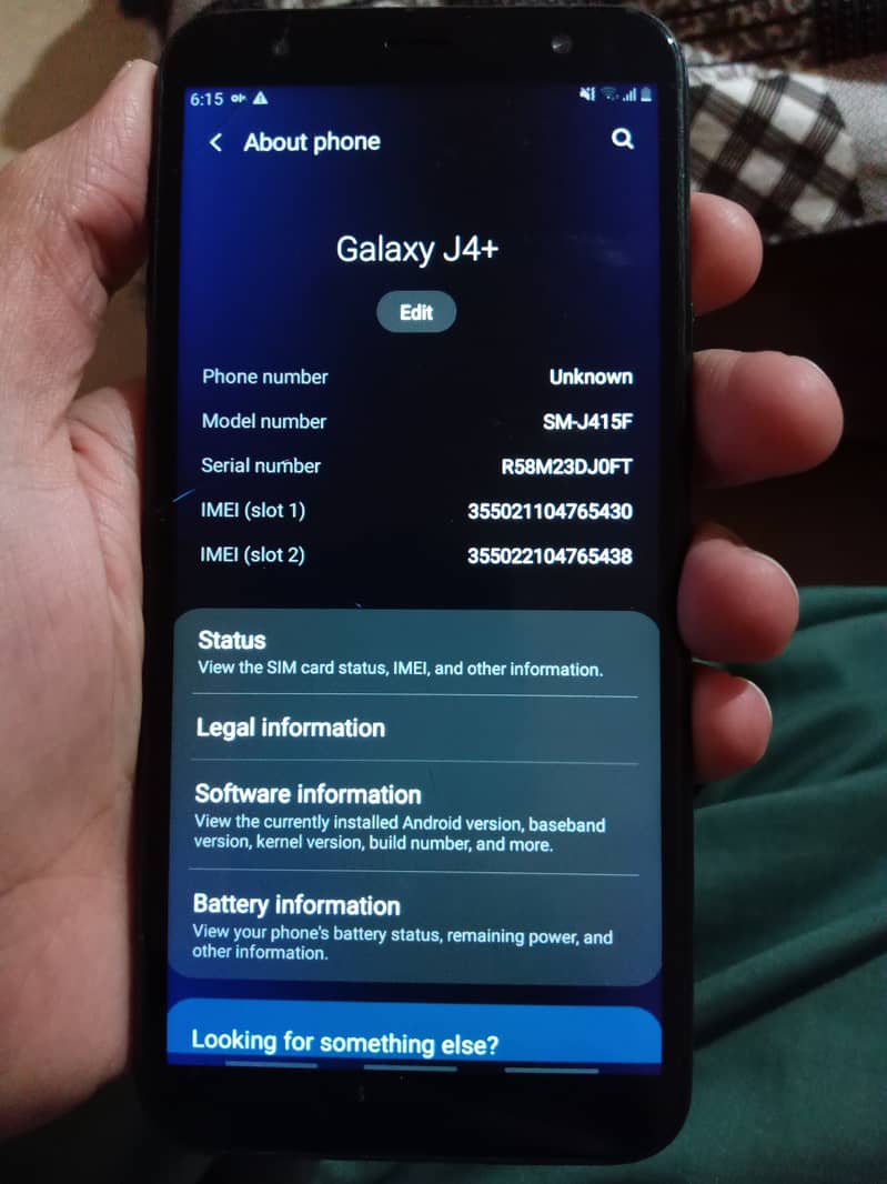 Samsung j4 plus condition new 1