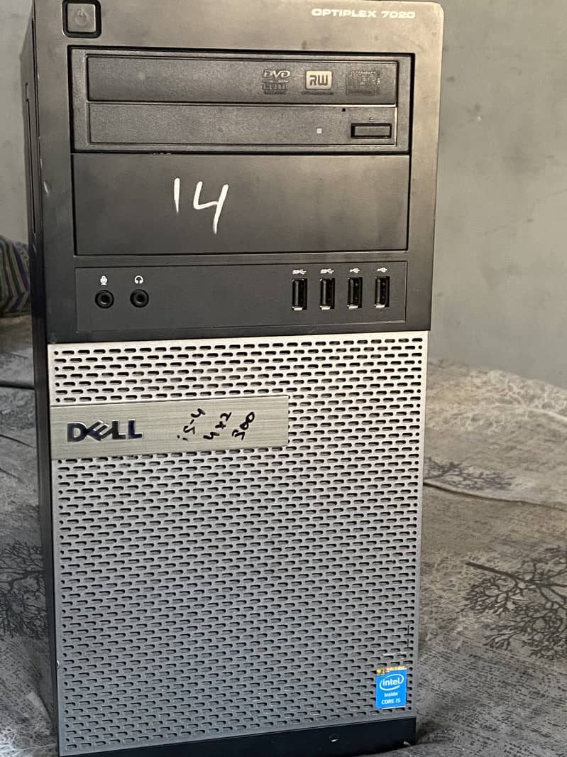 core i5 4th Gen, 16gb ram, 256gb ssd, 500 hdd, 2gb Invidia Card 0