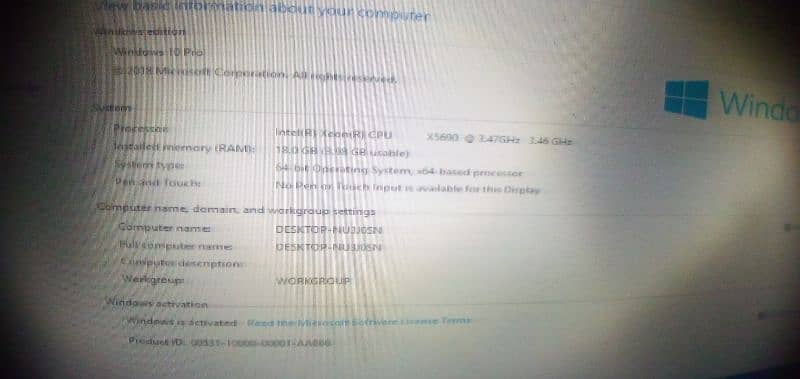 intel xeon 5690 equal to i7 5gen 18gb ram 400gb hard 100gb ssd 0