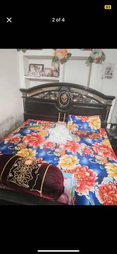 bed and side table for sale