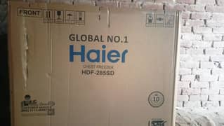 Haier Chest Freezer HDF-285sd Brand new