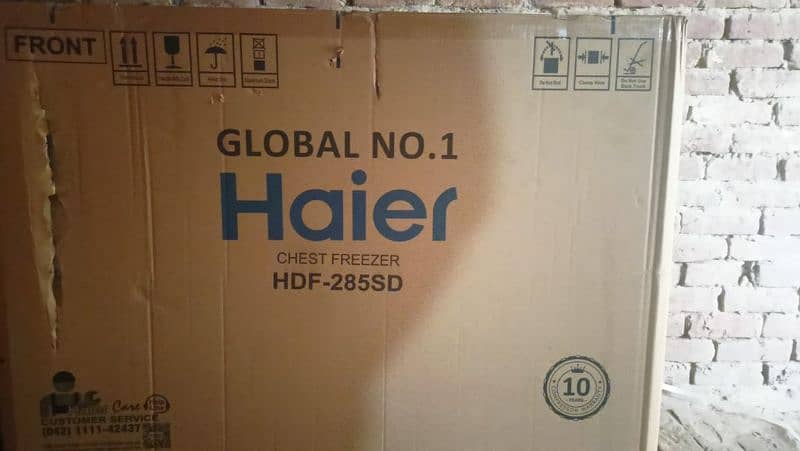 Haier Chest Freezer HDF-285sd Brand new 2