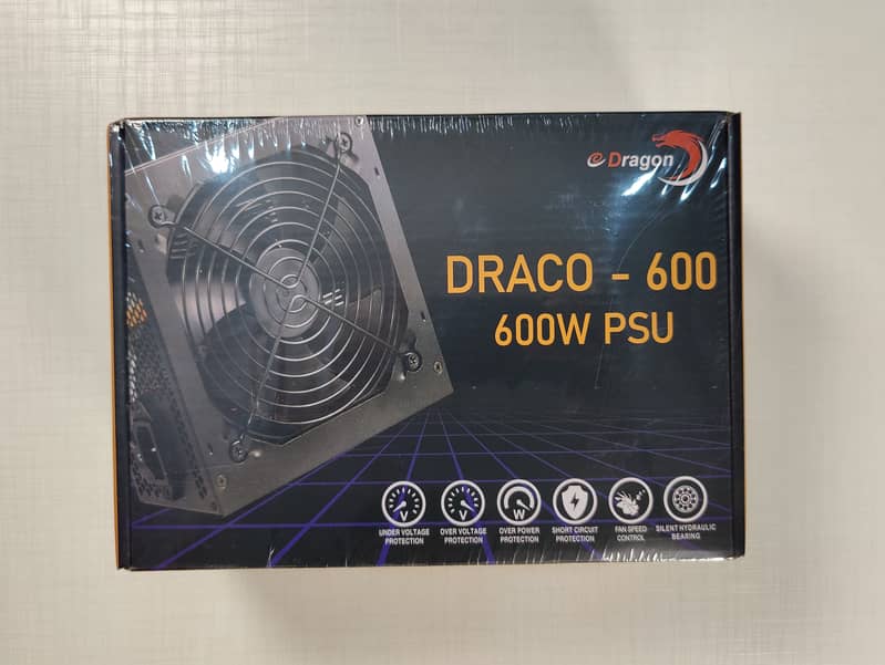 600 Watts Gaming Power Supply with 1year Warranty { box pack } 0