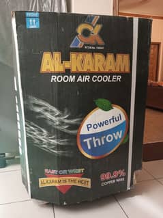 AL-KARAM 62L Room Air Cooler with warranty (Condition 10/10)