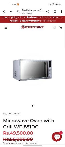 Brand New Microwave oven. Box pack 5