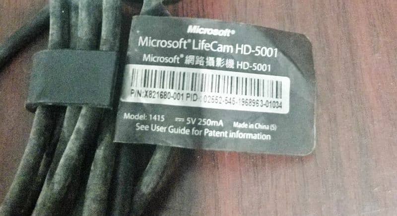 Microsoft LifeCam HD-5001 - Web Cam - Color - 720p 3