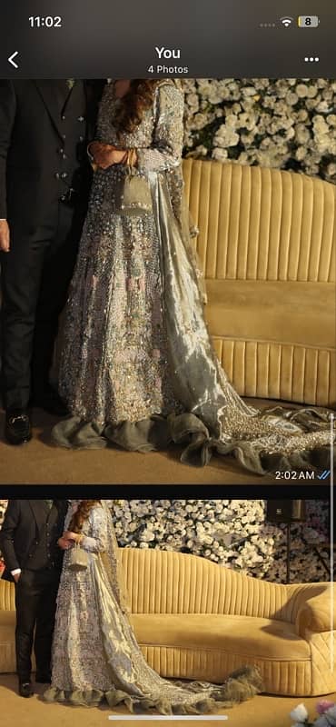 Once used bridal lehnga and maxi 6