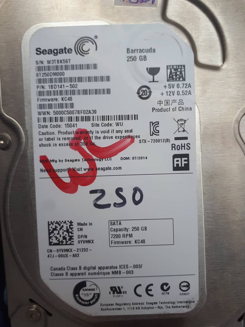 250GB HARD DRIVE 0