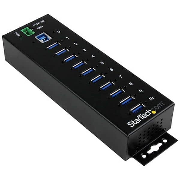 10-Port USB 3.0 Hub 5Gbps Industrial USB-A extender Hub 3.2 gen 2