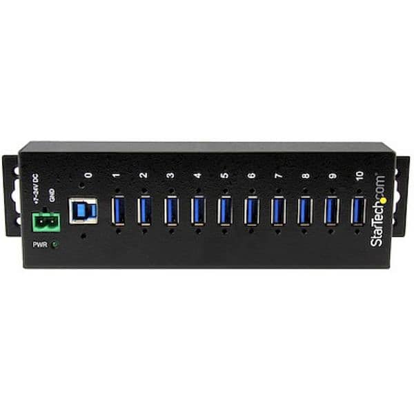 10-Port USB 3.0 Hub 5Gbps Industrial USB-A extender Hub 3.2 gen 5