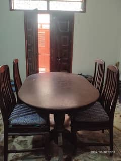 DINNING TABLE WITH 4 CHAIRS